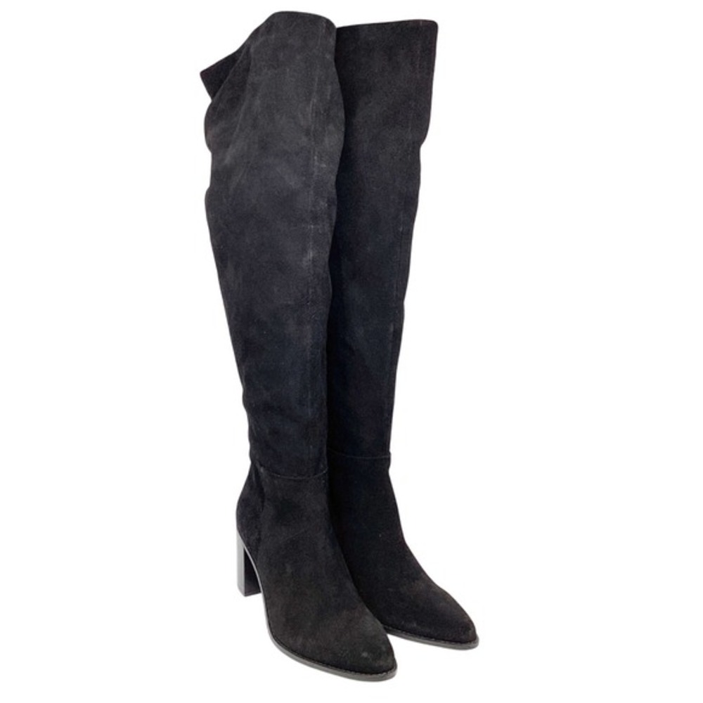 Seychelles Women's Black Soft Suede Over The Knee Boots Size 10